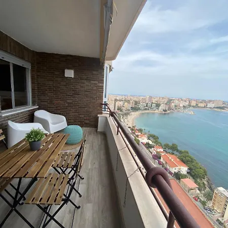 Apartamento Con Terraza Y Vistas Al Mar. Urb Monte Y Mar Apartamento *
